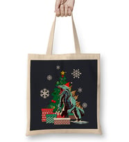 Godzilla Around The Christmas Tree Bez Çanta Uzun Saplı