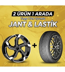 Togg T10x Uyumlu Momo225/60R18 Dört Mevsim Lastiği 4 Adet Yılı:2025+DY1708 BD 18"Jant 4 Adet