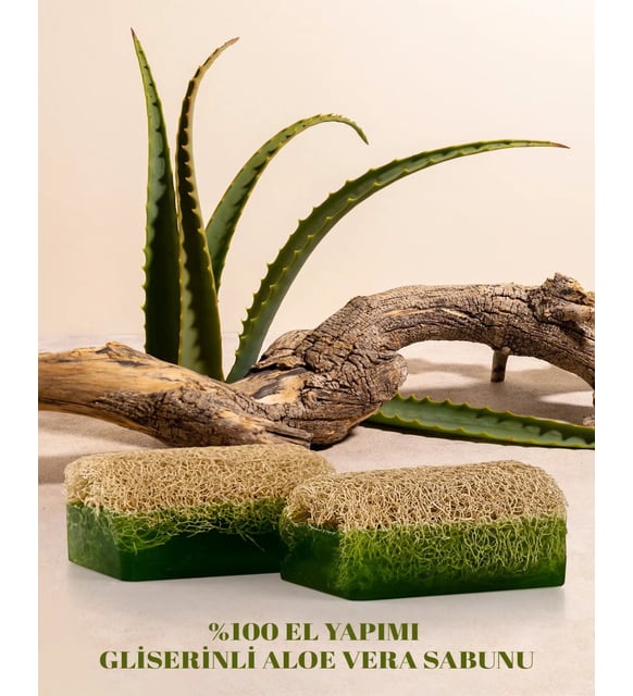 Doal Kabak Lifli Aloe Vera Sabunu 2'L
