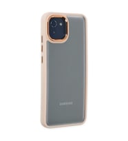 Samsung Galaxy A03 Kılıf Dora Kapak - Pudra