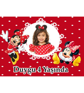 Minnie Kırmızı Magnet 16 Magnet-