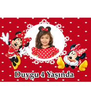 Minnie Kırmızı Magnet 16 Magnet-