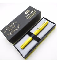 Jinhao Tam Metal Sarı Dolma Kalem  İsme Özel Kalem