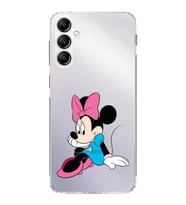 PrintiFy Samsung Galaxy S24 FE ile Kamera Korumalı Kapak Minnie Mouse Tasarımlı Şeffaf Kılıf