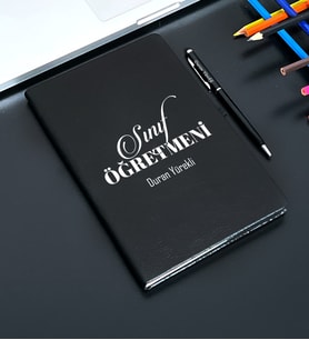 Kişiye Özel Sınıf Öğretmeni Tasarımlı Defter Ve Kalem Seti