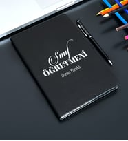 Kişiye Özel Sınıf Öğretmeni Tasarımlı Defter Ve Kalem Seti