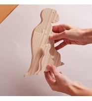 Ahşap Puzzle Dinazor