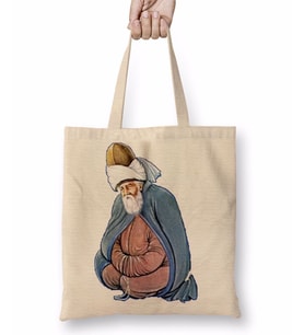 Mevlana Bez Çanta Uzun Saplı