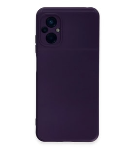 Poco M5 Kılıf Nano içi Kadife Silikon - Mor