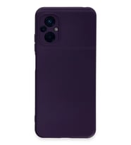 Poco M5 Kılıf Nano içi Kadife Silikon - Mor