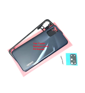 Tkgz Oppo A72 kasa Arka Pil Batarya Kapağı SİYAH