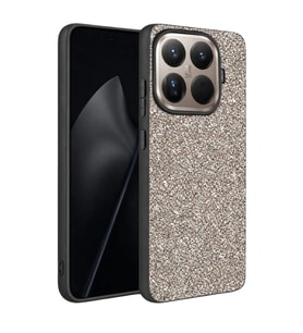 Onegif Xiaomi Mi 15T Pro Bright Simli Kapak - Gümüş