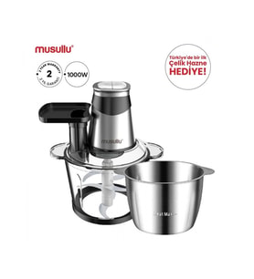 Musullu Rendeli Doğrayıcı 1000W 3lt