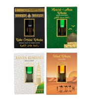 Kabe Örtüsü Kokusu Mescidi Aksa kokusu Medine Ravza Kokusu ve Uhud Kokusu Alkolsüz Esans 3ml