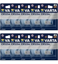 Varta CR123A Profesyonel Lityum Pil 10'lu (Gri)