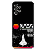 Samsung Galaxy M14 Kılıf Resimli Desenli Baskılı Silikon Nasa 2 1407