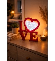 Love Lithophane (Kırmızı-Pembe)