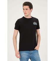 Erkek Yıkamalı Basic T-shirt Tişört %100 Pamuk Tişört