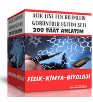 Açık Lise Fen Bilimleri Tüm Dersler Görüntülü Eğitim Seti