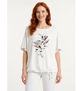Kadın Baskılı Relaxed T-Shirt