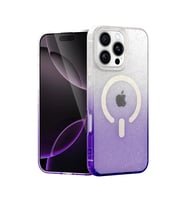 Apple İphone 16 Pro Max Pummel Shiny Magsafe Kapak - Mor