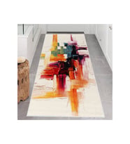 Rovigo Home Dijital Baskı Yıkanabilir Kaymaz Taban Salon Halısı RVG0627 (Bej)