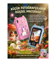 Çocuk Kamera Telefonu - HD Dijital Fotoğraf Makinesi ve Video Kaydedici, Si