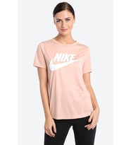 Nike Futura White Tee Dökümlü Hafif Parlak Modal Örme Solmaya Dayanıklı Unisex Pembe Tişört