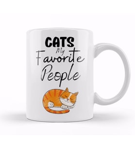 Cat Lover Gifts For   MEN Kupa Bardak Porselen