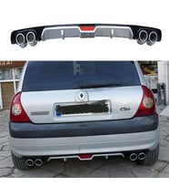 Renault Clio 2 Difüzör Arka Tampon Eki 4 Egzoz Çıkışlı