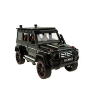 1:16 Ölçek Metal Model Suv Araba Çek Bırak Işıklı Sesli Siyah