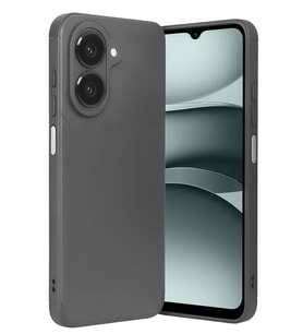 Samsung Galaxy A07 Kılıf Karbon Silikon Case Kapak (Gri)