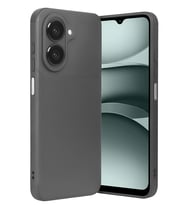 Samsung Galaxy A07 Kılıf Karbon Silikon Case Kapak (Gri)
