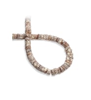 Bodhi Ağacı Rondela Kesim Beyaz Kahverengi 9x6mm Dizi