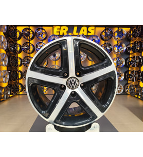 4 Adet VOLKSWAGEN ORIJINAL 9*19 5*130 ET60 66.45 BLACK MACK JANT REVİZE EDİLMİŞ (Takım)