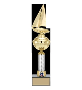 ODAK KUPA - Figürlü Kupalar - Yelken Figürlü Kupalar FG-057 B - 46 cm