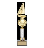 ODAK KUPA - Figürlü Kupalar - Yelken Figürlü Kupalar FG-057 B - 46 cm