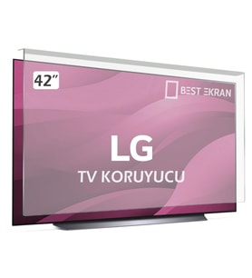 LG 42UB820V TV EKRAN KORUYUCU - LG 42" inç 106 Ekran Şeffaf Koruma paneli