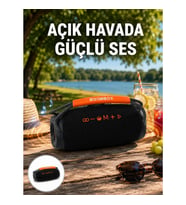 Mey İthalat® Bluetooth 5.1 Kablosuz Hoparlör Derin Bas RGB Işıklı Yeni Nesil