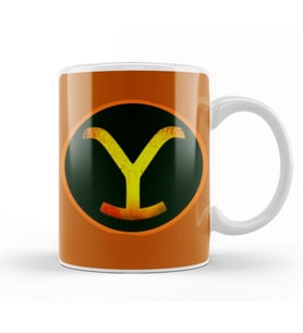 Yellowstone Logo GIFT Kupa Bardak Porselen