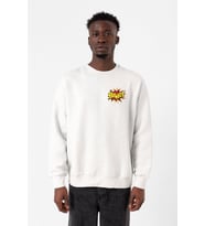Big Bang Theory Bang Logo Beyaz Erkek 2ip Sweatshirt