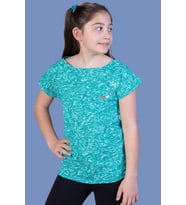 Toontoy Kız Çocuk Thıs Is Me Baskılı T-shırt (Mint Yeşili)