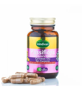 Çarkıfelek Otu & Kantaron Ekstreli 500 Mg 60 Kapsül