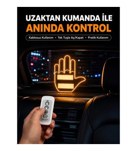 Mey İthalat® Naylon Bantlı Kolay Montajlı Araç Jest Işığı