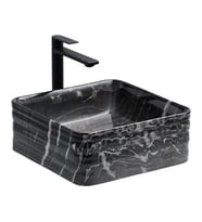 LENA TEZGAH ÜSTÜ ÇANAK LAVABO E-2105M4 SİYAH
