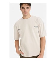 Defacto 26Y801003178 Taş Erkek T-Shirt F8148AX/ER22