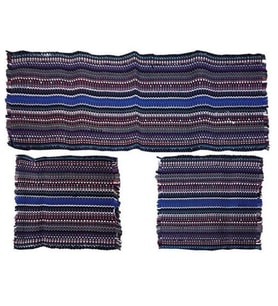 Penye Serme Oto Koltuk Örtüsü, binek araçlar için, 3 Parça 40x125cm