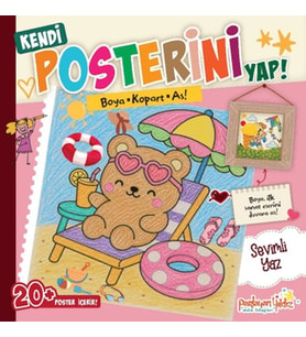 Kendi Posterini Yap! Boya Kopart As! Sevimli Yaz