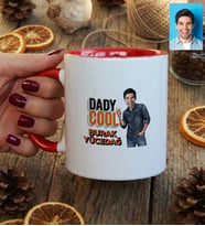 Kişiye Özel Karikatürlü Babaya Hediye Daddy Cool Kupa Bardak Babalar Günü Hediyesi