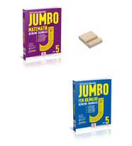 5. Sınıf JUMBO Matematik ve Fen Bilimleri Deneme Bankası + Telefon Standı